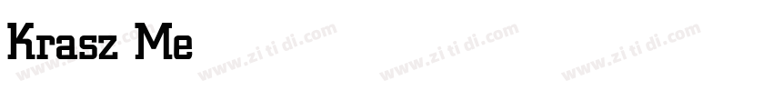 Krasz Medium字体转换